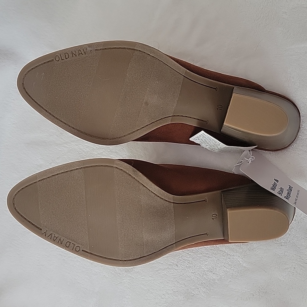 Old Navy Brown Mules Size 10 NWT - Picture 9 of 10